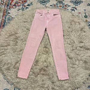 Baldwin karlie high rise skinny pink jeans size 29